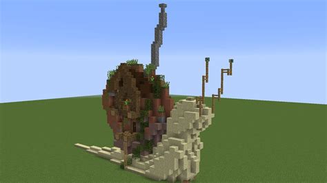 minecraft snail build|Wacky builds: Giant Snail House! .